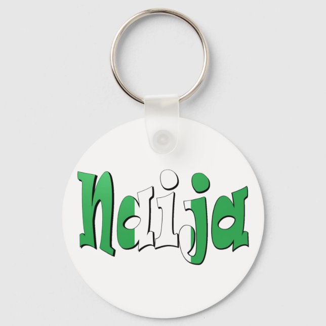 Chaveiro Naija (Nigerian Flag) (Frente)