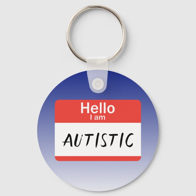 Chaveiro Nametag Autista (Frente)