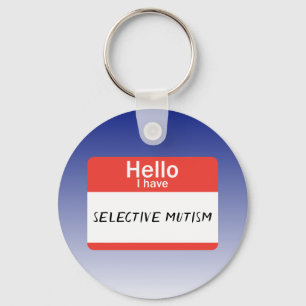 Chaveiro Nametag Mutismo Seletivo