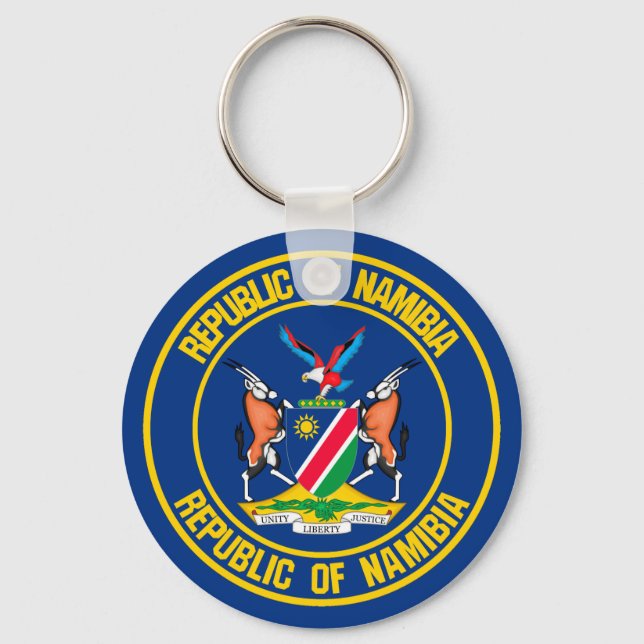 Chaveiro Namíbia Round Emblem (Frente)
