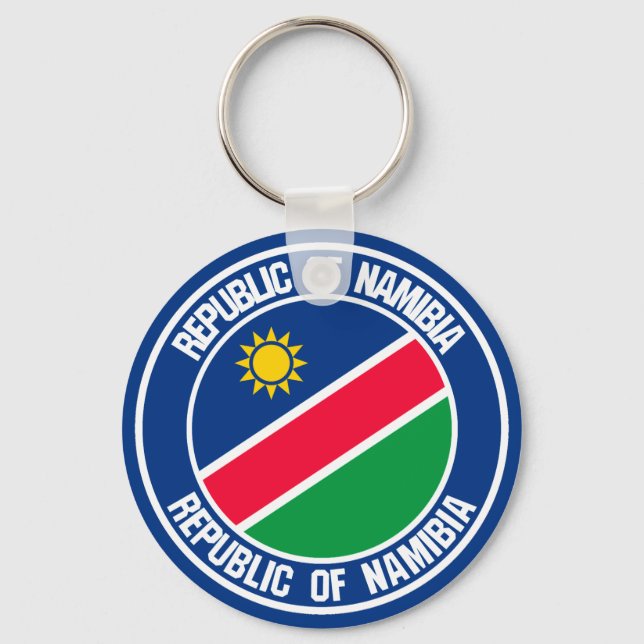 Chaveiro Namíbia Round Emblem (Frente)