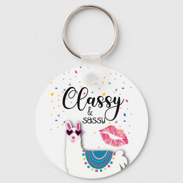 Chaveiro namoradas de presentes de lama classy e mestiça (Frente)