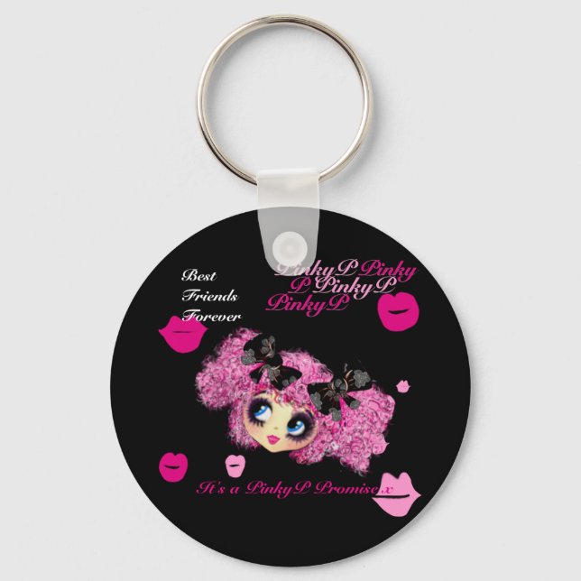 Chaveiro Namoradas Kawaii, melhores amigos presentes para s (Frente)