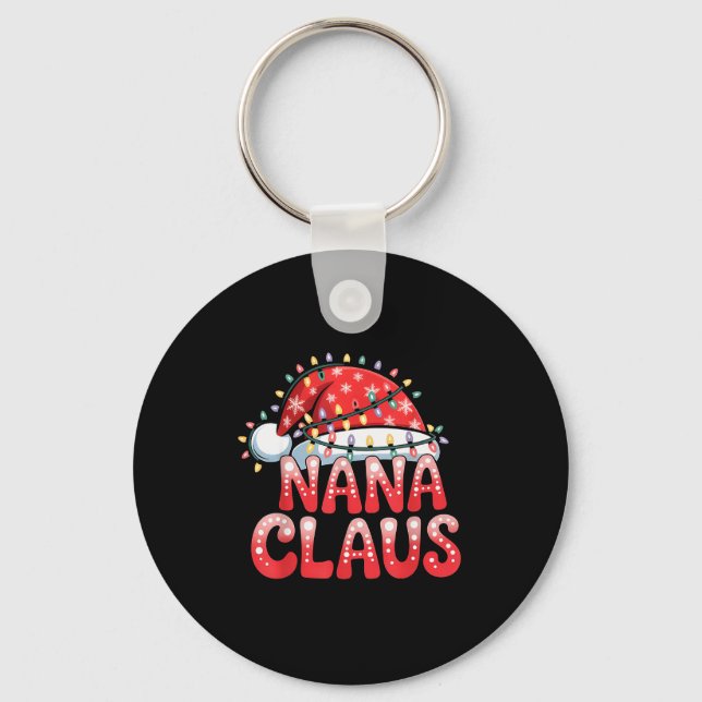 Chaveiro Nana Claus Christmas Family Matching Grandma Holid (Frente)