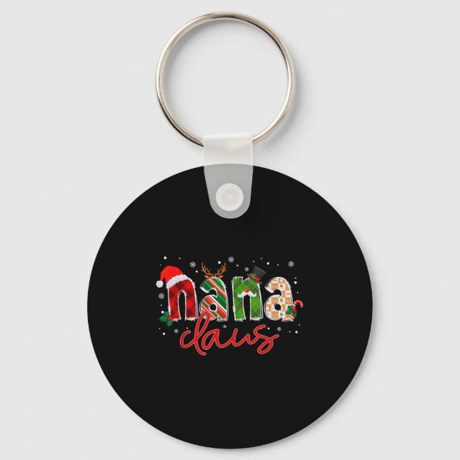 Chaveiro Nana Claus Santa Claus Family Matching Christmas P (Frente)