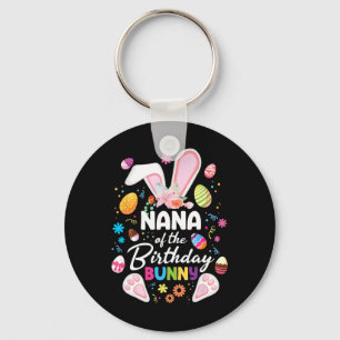 Chaveiro Nana do Coelho de Aniversário Páscoa Bday Família 