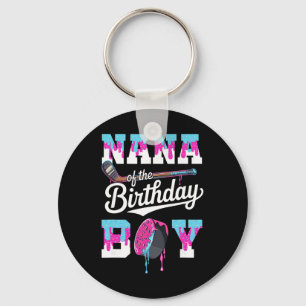 Chaveiro Nana Do Menino Do Aniversário Hockey Sorvete Gotej