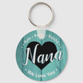 Chaveiro Nana Grandkids Personalized Name We Love You