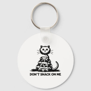 Chaveiro Não brinque comigo Gato 6 Engraçado