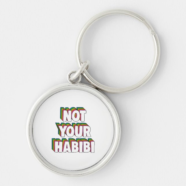 Chaveiro Não é o seu Habibi (Frente)