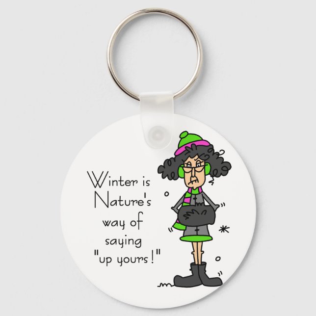 Chaveiro Não é um ventilador do inverno (Frente)