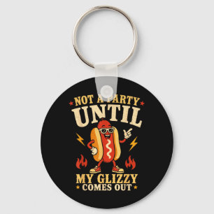 Chaveiro Não é uma Festa até Glizzy Memes Engraçados Hotdog
