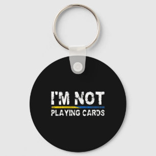 Chaveiro Não estou jogando cartas Apoio à Ucrânia