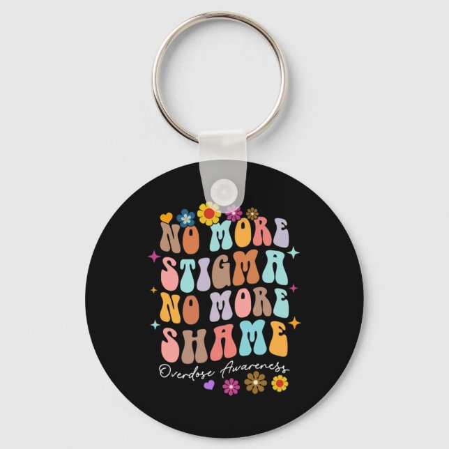 Chaveiro Não Mais Estigma e Vergonha Sensibilização para a  (Frente)