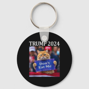 Chaveiro Não me coma gatos para Trump 2024