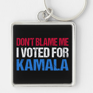 Chaveiro Não me culpes, votei em Kamala