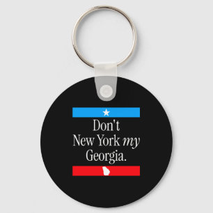 Chaveiro Não Nova York Meu Georgia Engraçado Orgulho do Est