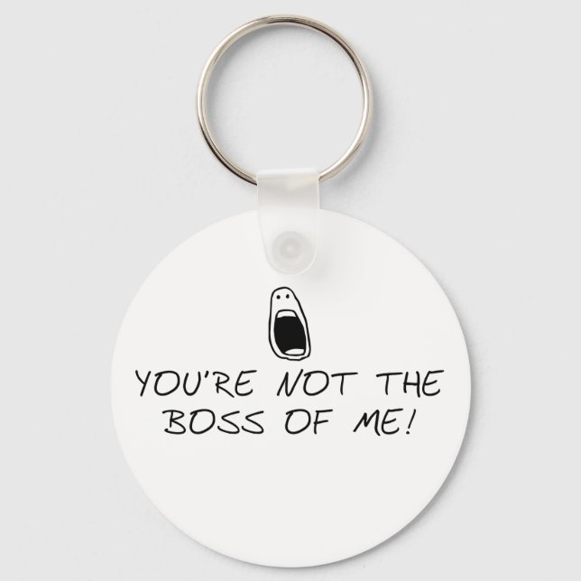 Chaveiro Não o Chefe de Mim (Frente)