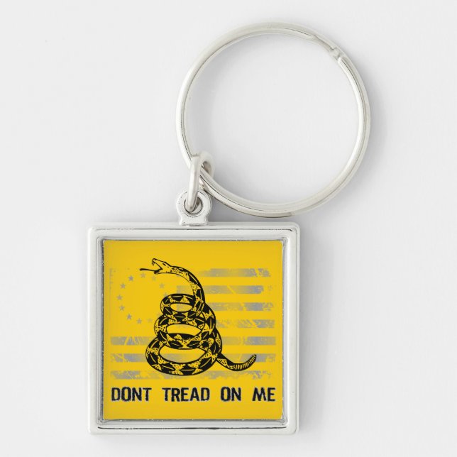 Chaveiro Não pise em mim a corrente chave (Frente)