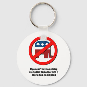 Chaveiro Não posso dizer nada de bom sobre os Republicanos
