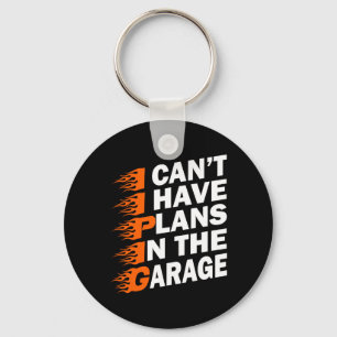 Chaveiro Não posso ter planos no padre mecânico da garagem