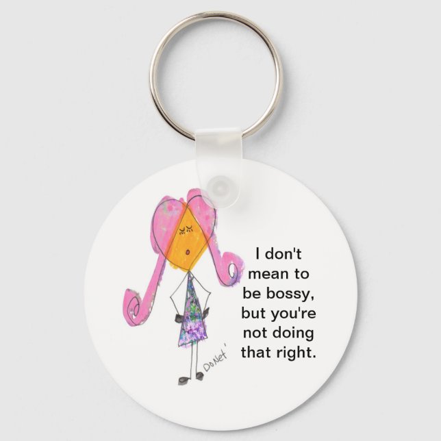 Chaveiro Não quero ser mandão (Frente)