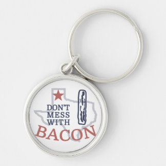 Chaveiro Não se meta com Bacon