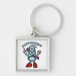 Chaveiro Não seja salgado, ilustração engraçada