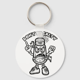 Chaveiro Não seja salgado, ilustração engraçada