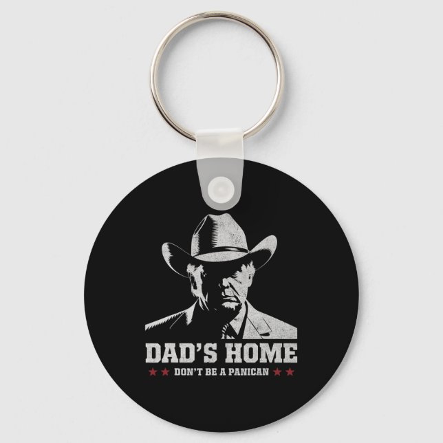 Chaveiro Não seja um Pai de cowboy pânico 4 (Frente)
