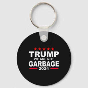 Chaveiro Não Somos Lixo Vote Trump 2025 Citação Divertida