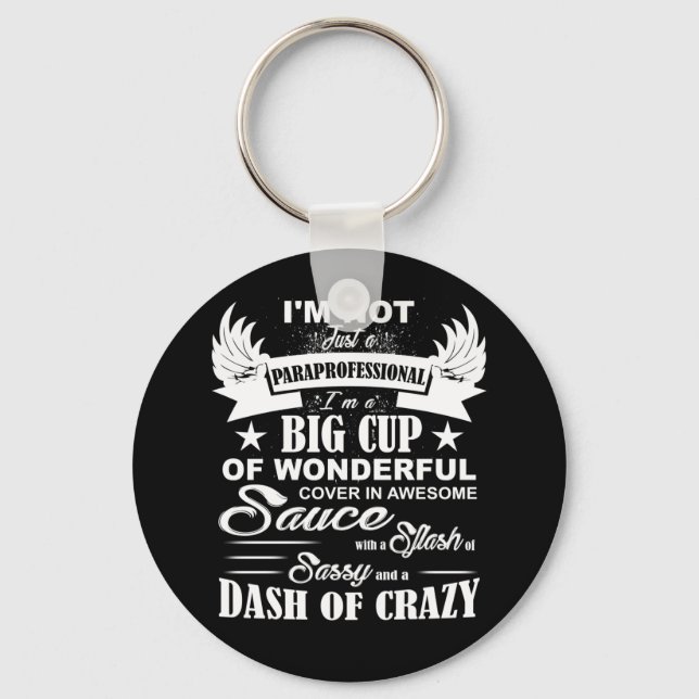 Chaveiro Não sou apenas um Paraprofissional, sou uma grande (Frente)