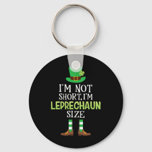 Chaveiro Não Sou Baixo, Sou Tamanho Leprechaun Camiseta St 