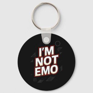 Chaveiro Não sou Emo - Citação Engraçada Sarcástica Humor