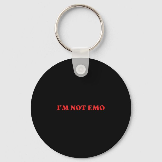 Chaveiro Não Sou Emo - Memória Engraçada (Frente)
