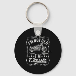 Chaveiro Não sou velho, sou engraçado clic Moto Masculino V