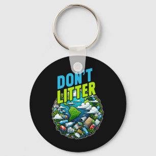 Chaveiro Não varrer contra a filtragem sem o lixo ambiental