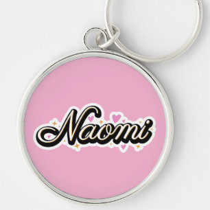 Chaveiro Naomi nome fofo design