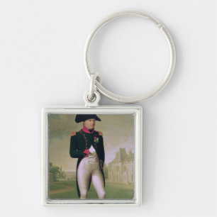 Chaveiro Napoleon mim na frente do castelo de Malmaison