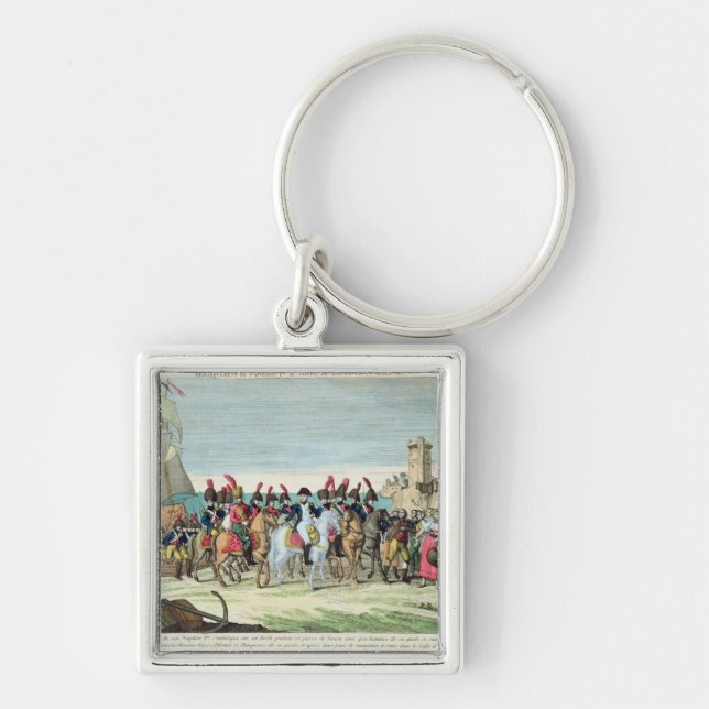 Chaveiro Napoleon que sae para o golfe Juan, o 1º de março (Frente)