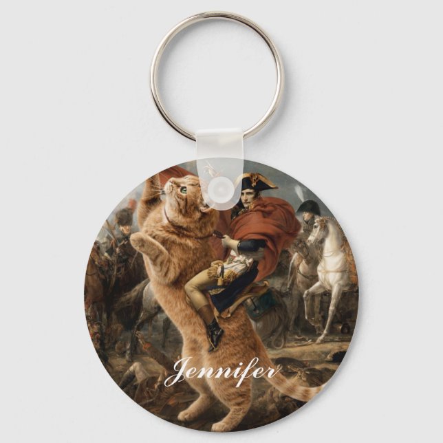 Chaveiro Napoleon Riding Giant Battle Cat                   (Frente)
