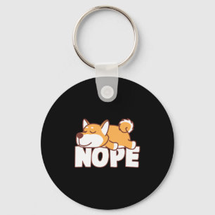 Chaveiro Napping shiba inu presente de nope preguiçoso e