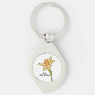 Chaveiro Narciso Amarelo Único