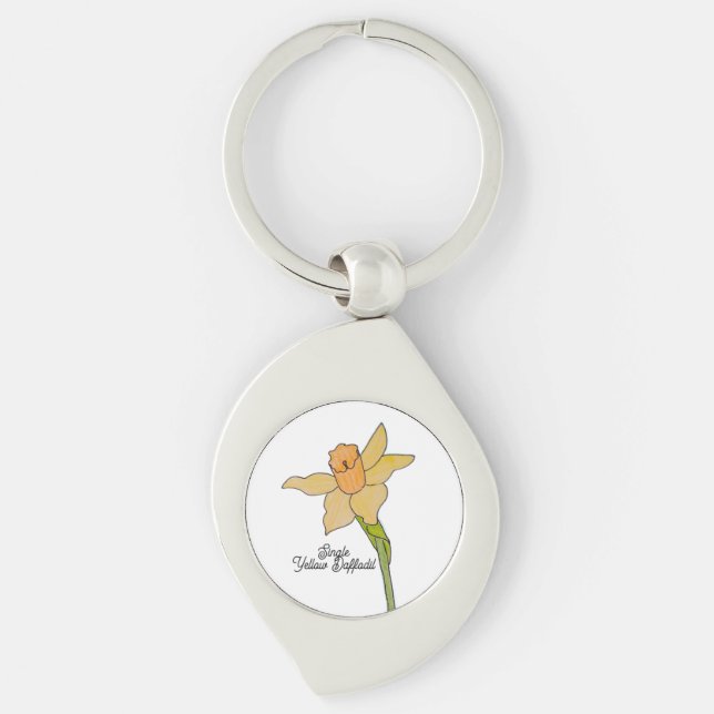 Chaveiro Narciso Amarelo Único (Frente)