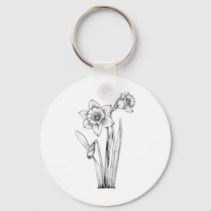 Chaveiro Narciso Narcisos Flores Floral Primavera Páscoa