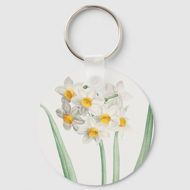 Chaveiro Narcissus, Pierre-Joseph Redouté, 1805 (Frente)