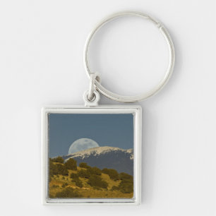 Chaveiro Nascer da lua sobre as montanhas Sangre de Cristo,