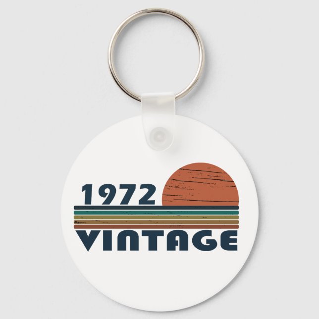 Chaveiro nascer de aniversário de 1972 (Frente)