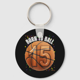 Chaveiro Nascer De Basquete, 15 De Aniversário, Garotas Gar