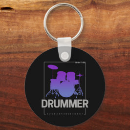 Chaveiro Nascer de Drummer a ser para membro de Banda do Pe